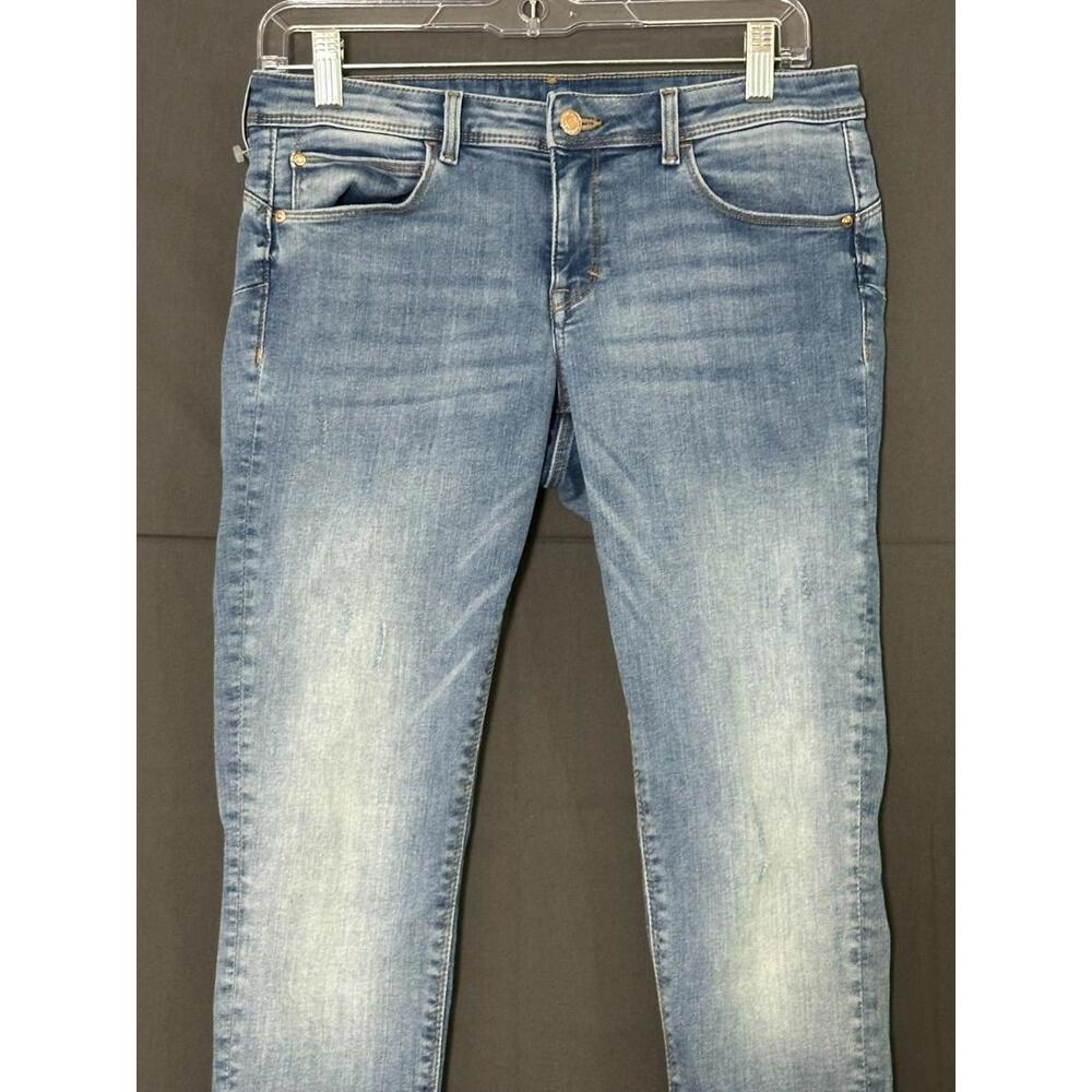 H&M &Denim Women’s Size 8 Low Waist Jeggings - M Wash Blue - Picture 2 of 8